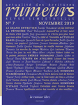 Revue Rumeurs n°7 Novembre 2019 (Revue Rumeurs Actualité des écritures)
