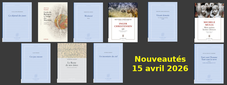 Nouveautés 2eme trimestre 2026